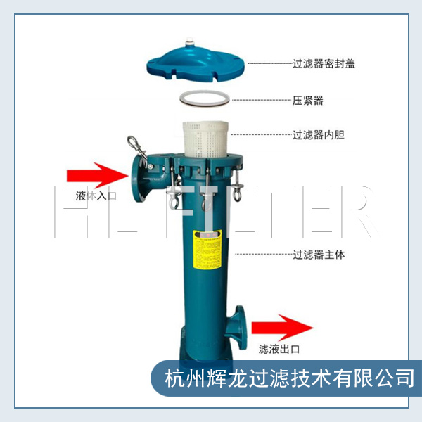 一体成型PPH聚丙烯龟背式过滤器的型号选择及规格参数表